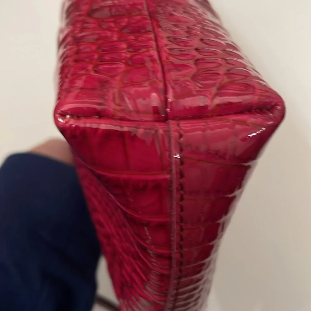 BRAHMIN LEATHER ANY TIME SHOULDER & WRISTLET WOMENS SIZE M - Picture 7 of 16